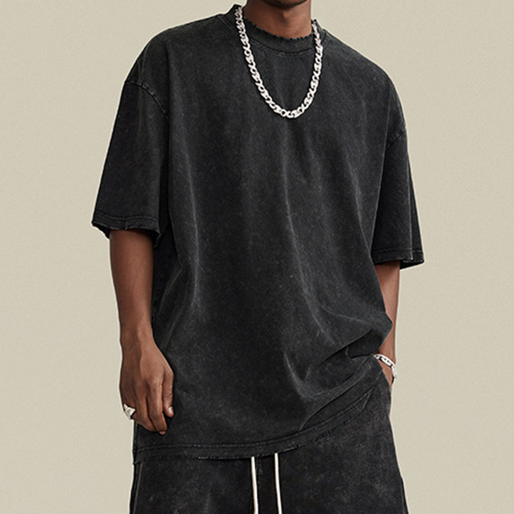 Unisex Oversized Snow Wash T-shirt(285GSM)