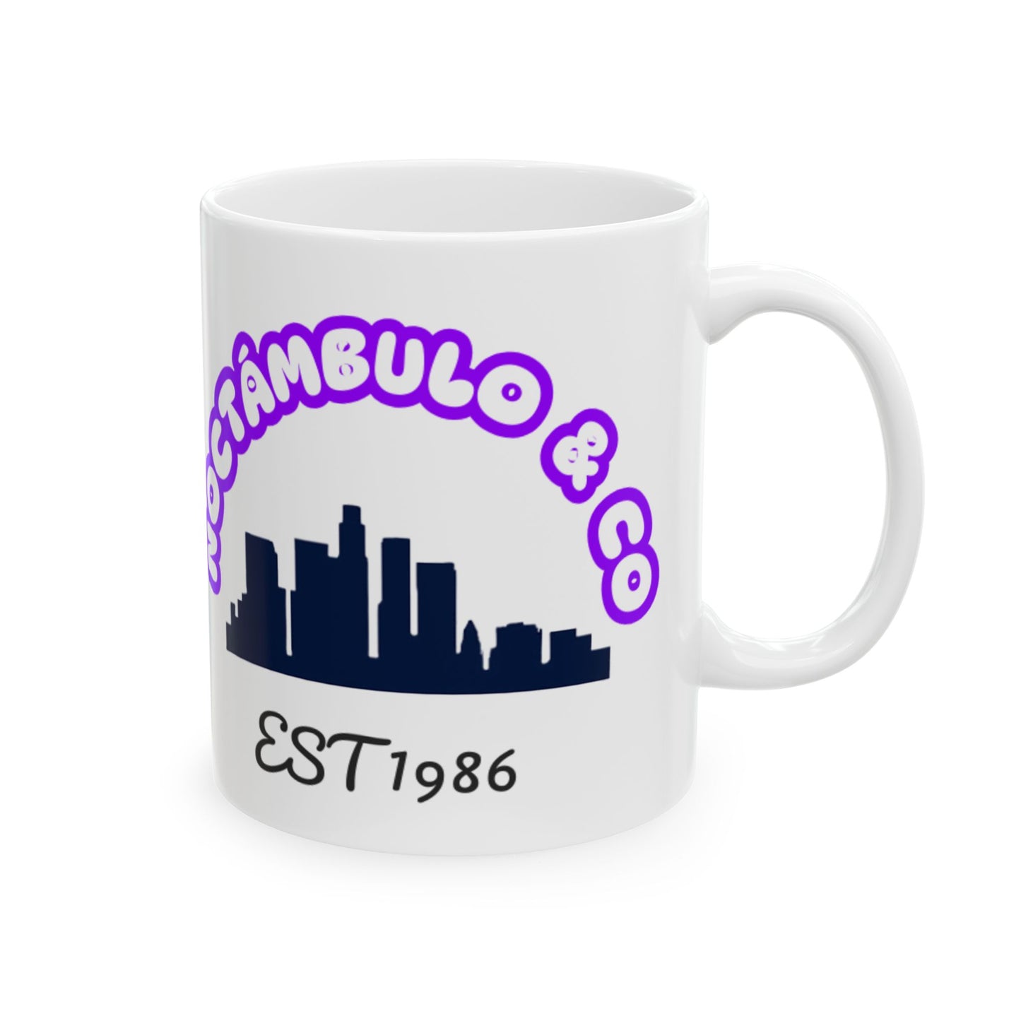 Trendy Ceramic Coffee Mug, Personalized Gift, City Skyline Design, Office Essentials, Birthday, Holiday, Coffee Lovers, Unique Kitchenware