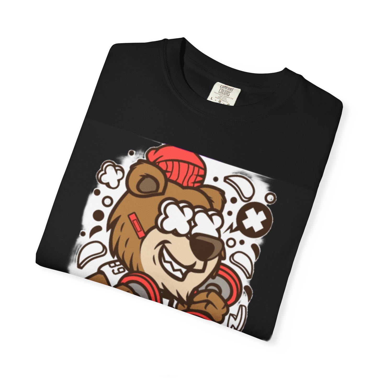 Fitness Bear Unisex T-shirt - Motivational Gym Tee, Workout Shirt, Casual Wear, Gift for Gym Lovers, Cool Graphic Tee