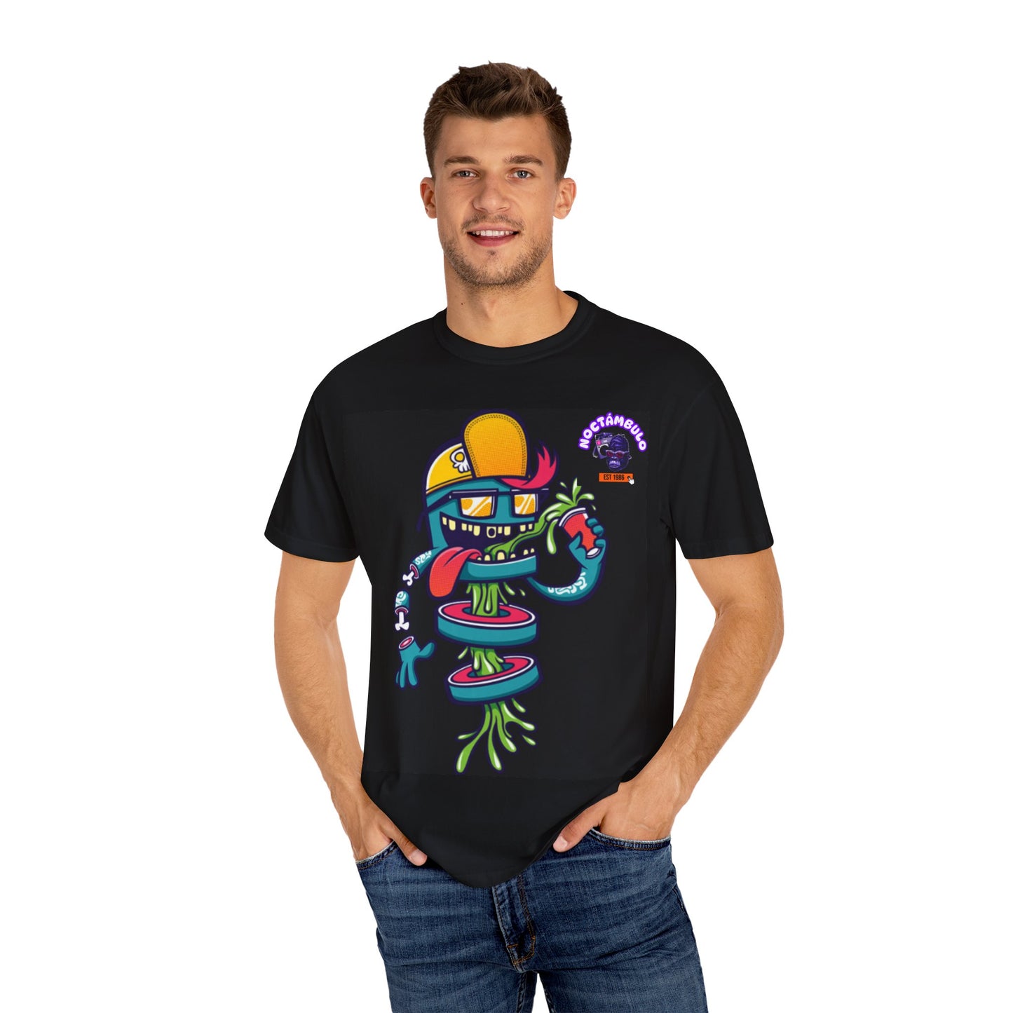 Colorful Graphic T-Shirt, Unisex Designer Tee, Trendy Streetwear Top, Gift for Gamers, Casual Wear Essential
