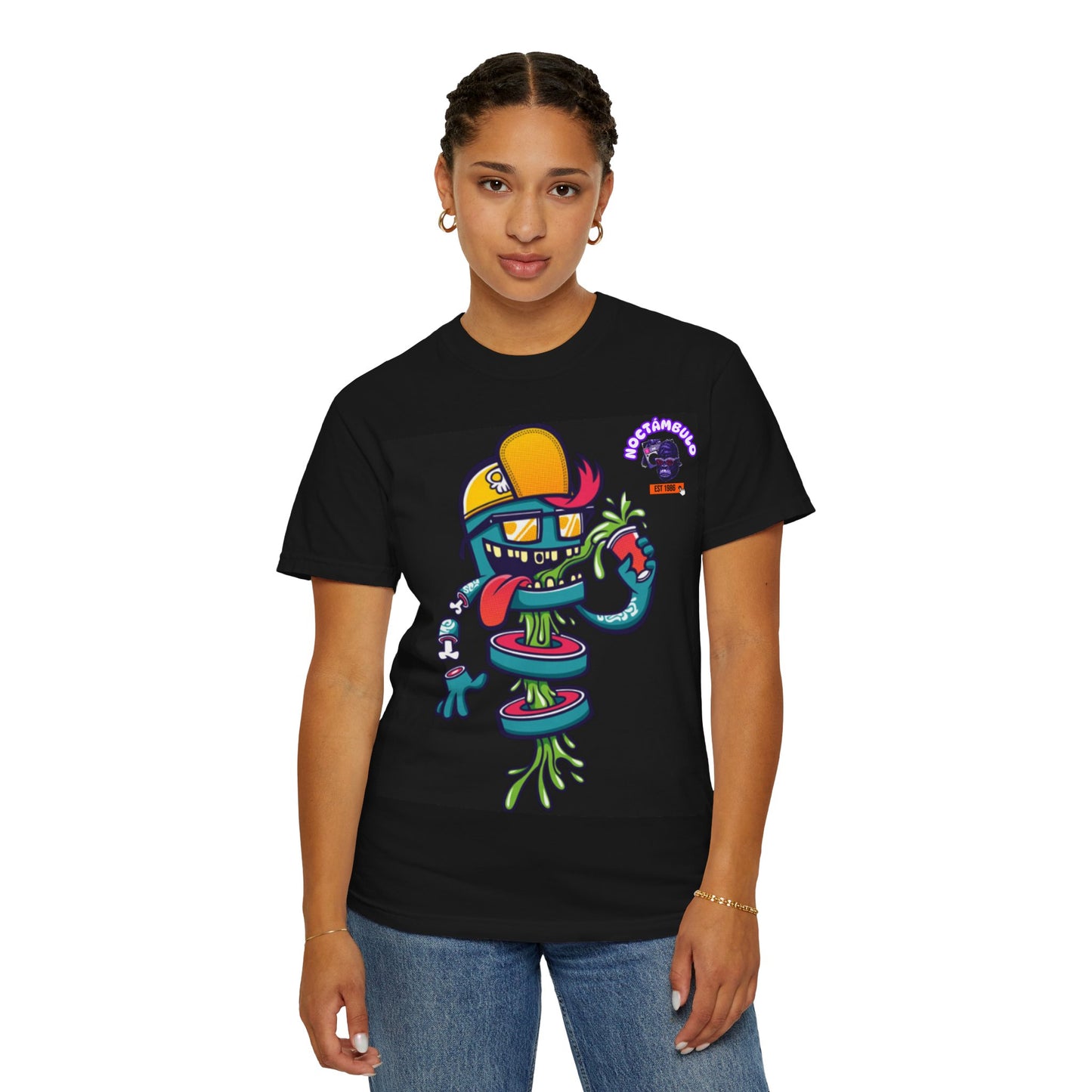 Colorful Graphic T-Shirt, Unisex Designer Tee, Trendy Streetwear Top, Gift for Gamers, Casual Wear Essential