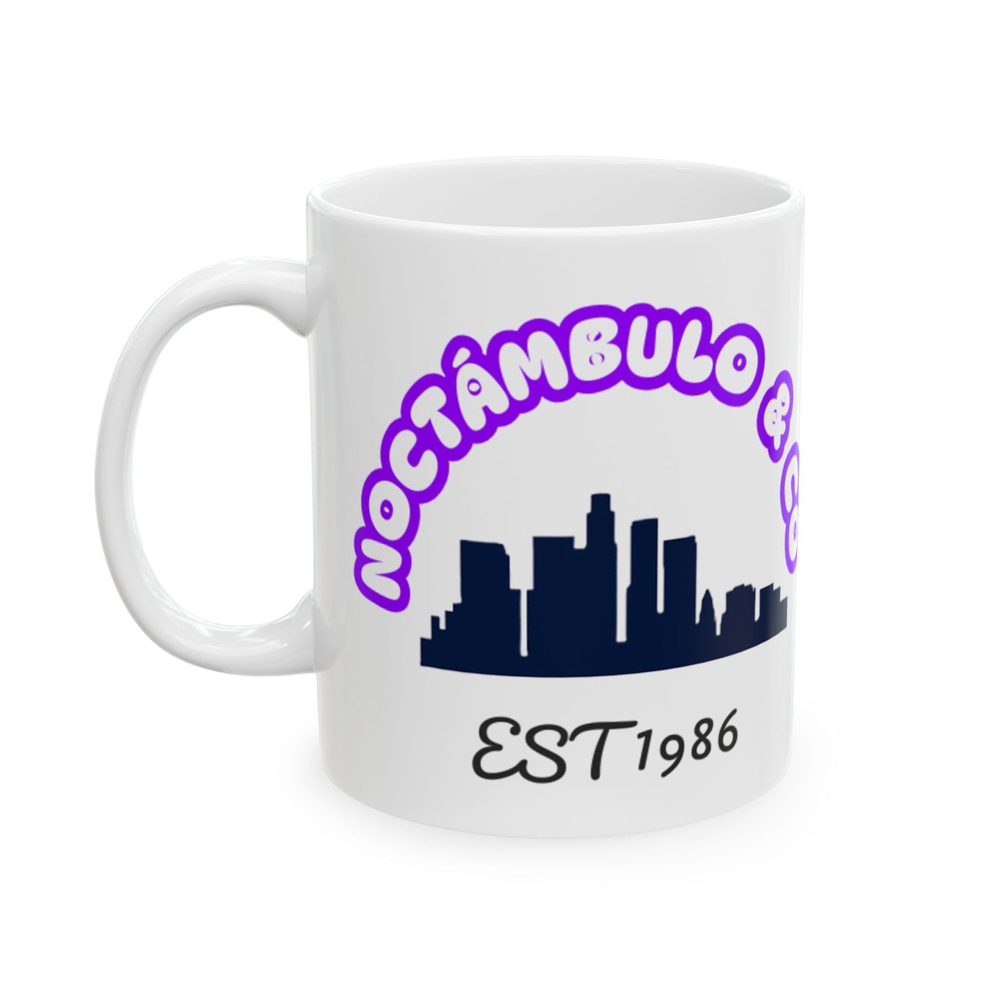 Trendy Ceramic Coffee Mug, Personalized Gift, City Skyline Design, Office Essentials, Birthday, Holiday, Coffee Lovers, Unique Kitchenware