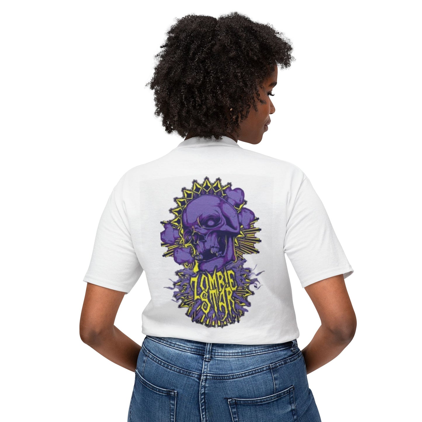 Zombie Stars Graphic Tee, Unisex Cotton Shirt for Halloween, Festival Wear, Music Events, Casual Outings, Unique Gift Idea