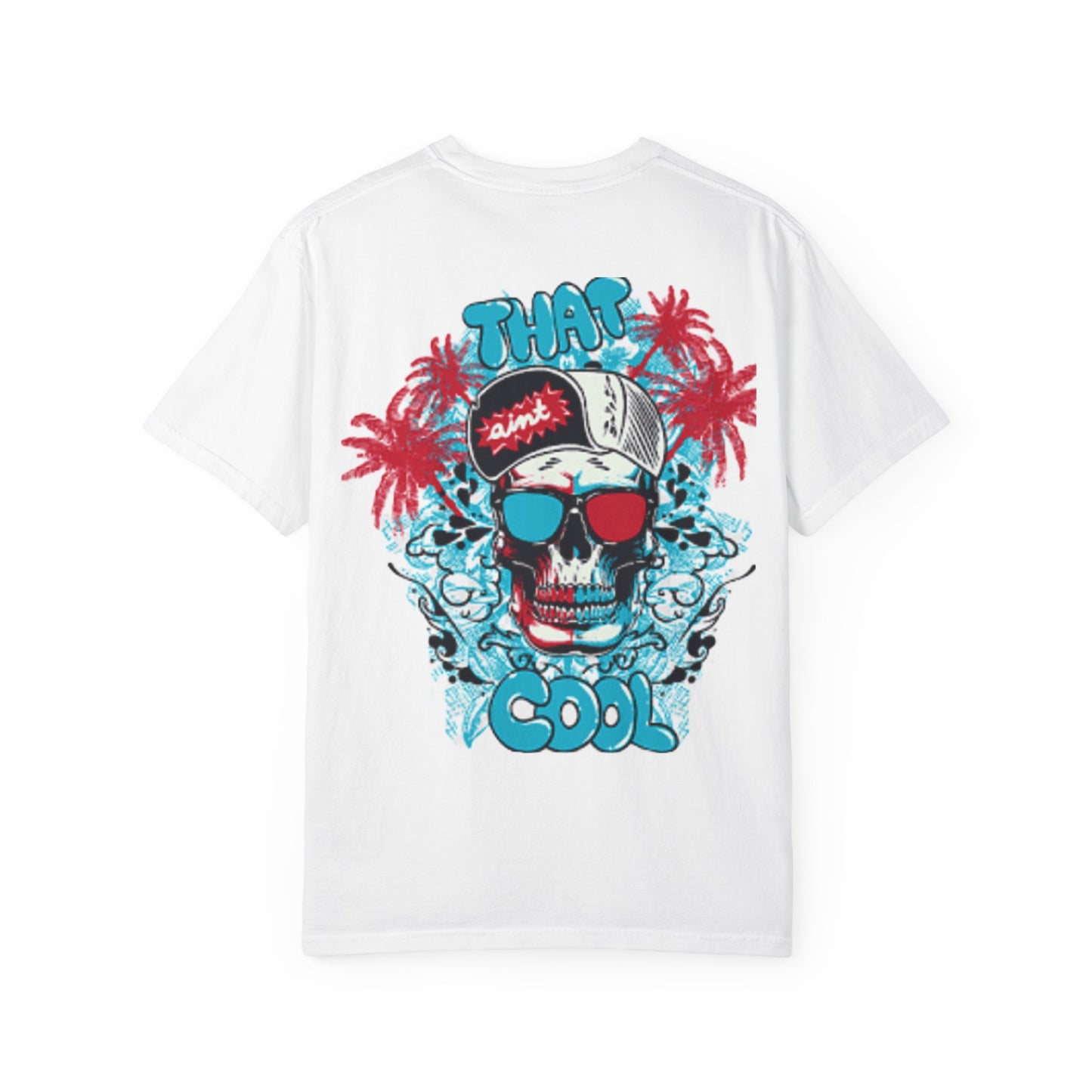 Unisex T-Shirt, Retro Skull Tee for Summer, Beach Vibes, Casual Style, Great Gift for Teens