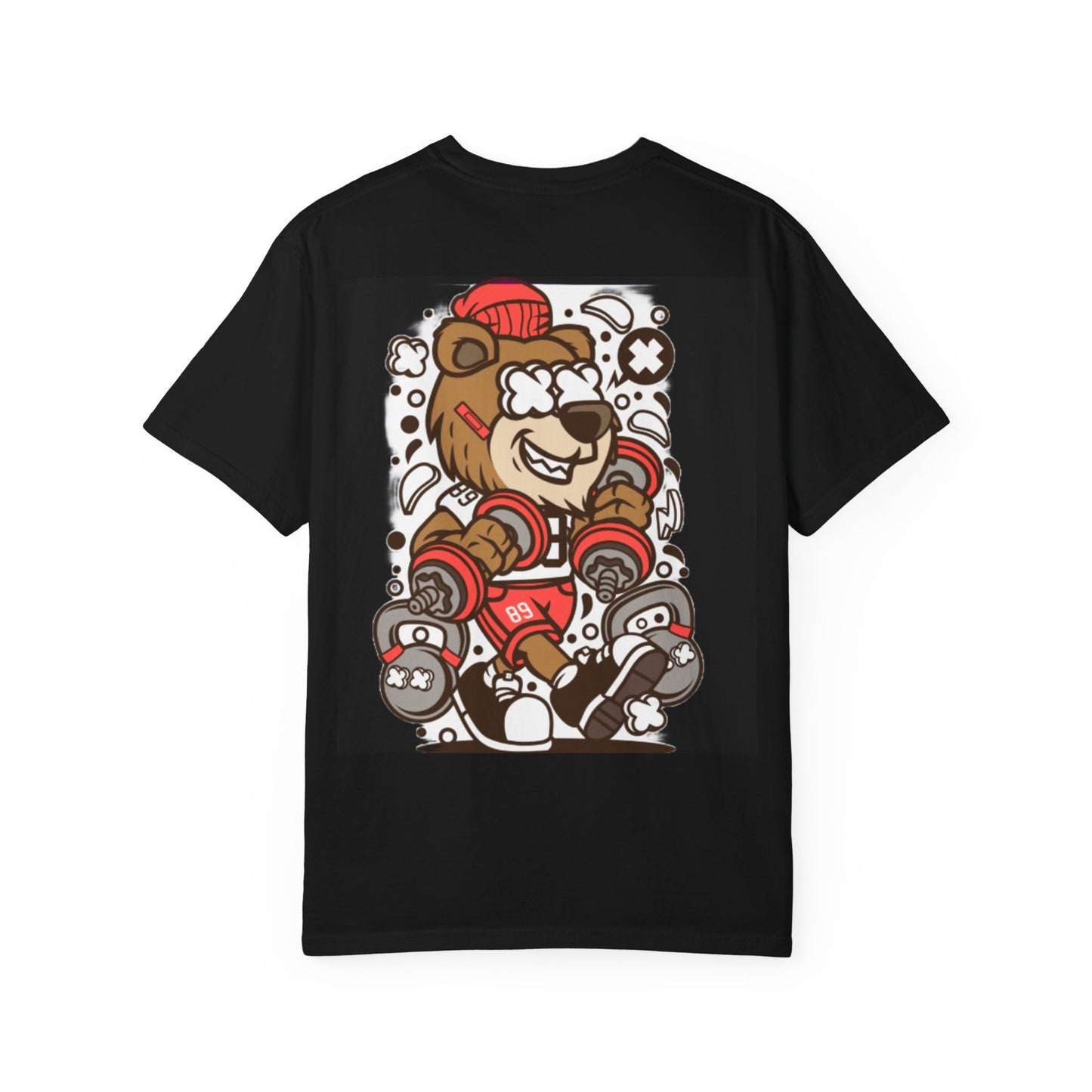 Fitness Bear Unisex Tee - Casual Workout Shirt, Gym Clothing, Cute Animal Graphic Tee, Gift for Fitness Lovers, Unisex T-shirt