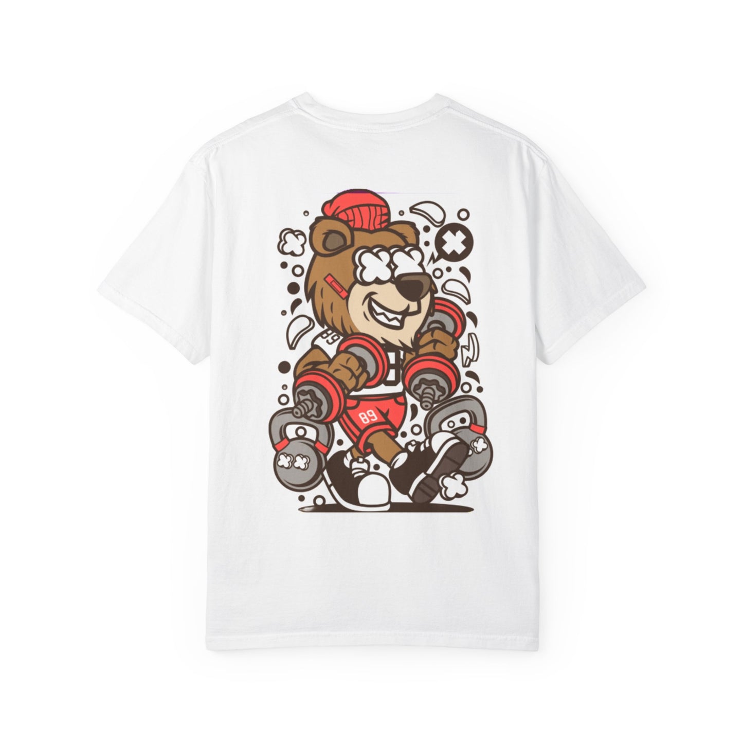 Gym Bear Unisex T-Shirt, Workout Tee, Motivational Shirt, Fitness Apparel, Cute Animal Graphic Tee, Gift for Gym Lovers