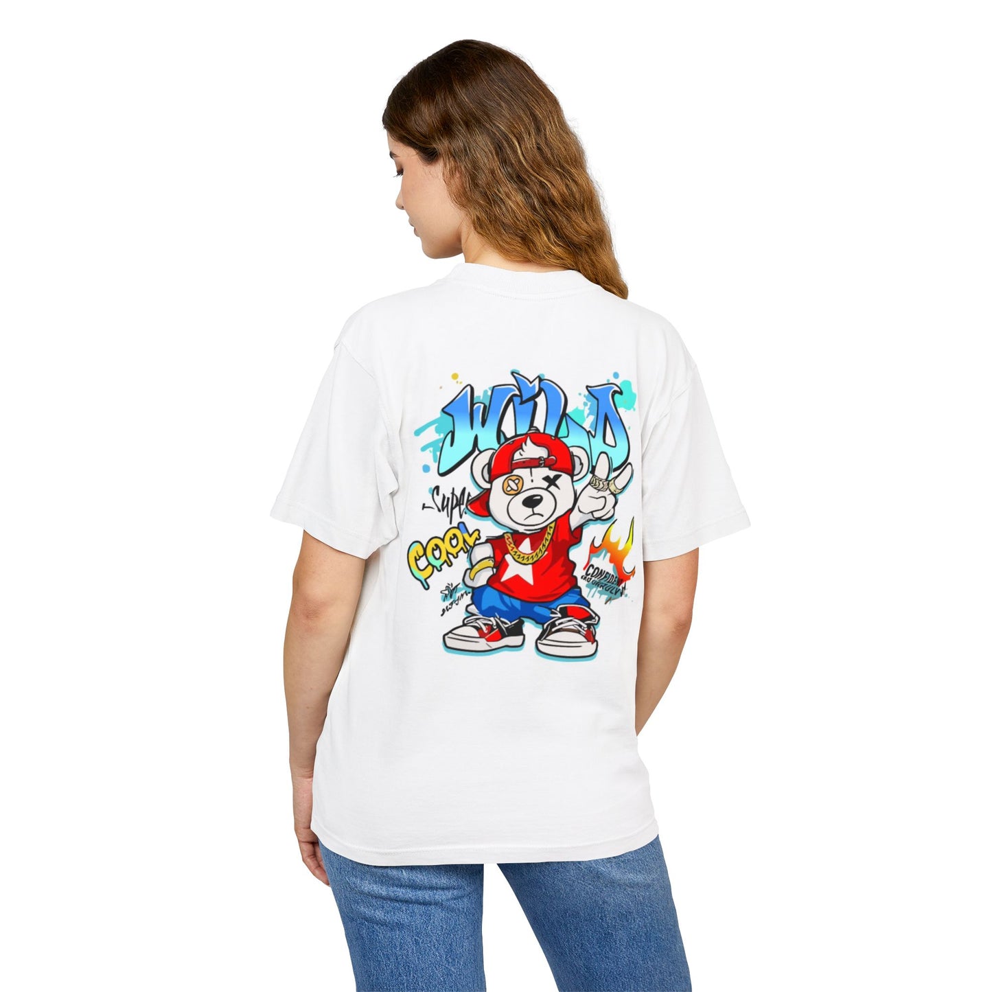 Urban Graphic Tee, Streetwear Shirt, Hip-Hop Style Top, Cool Vibe Casual Wear, Perfect for Parties, Gifts for Trendsetters