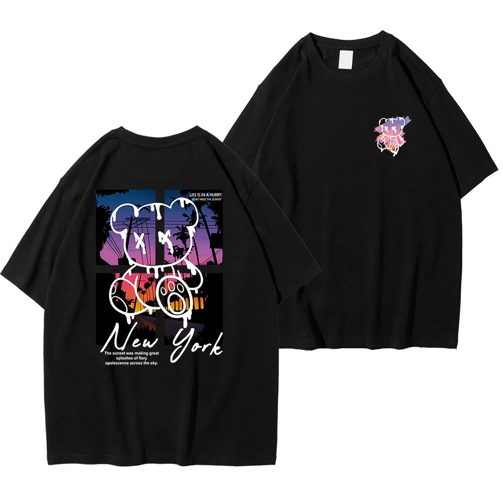 T Shirts Men Fashion Cotton Shirt Loose Summer T Shirts Oversized Tee