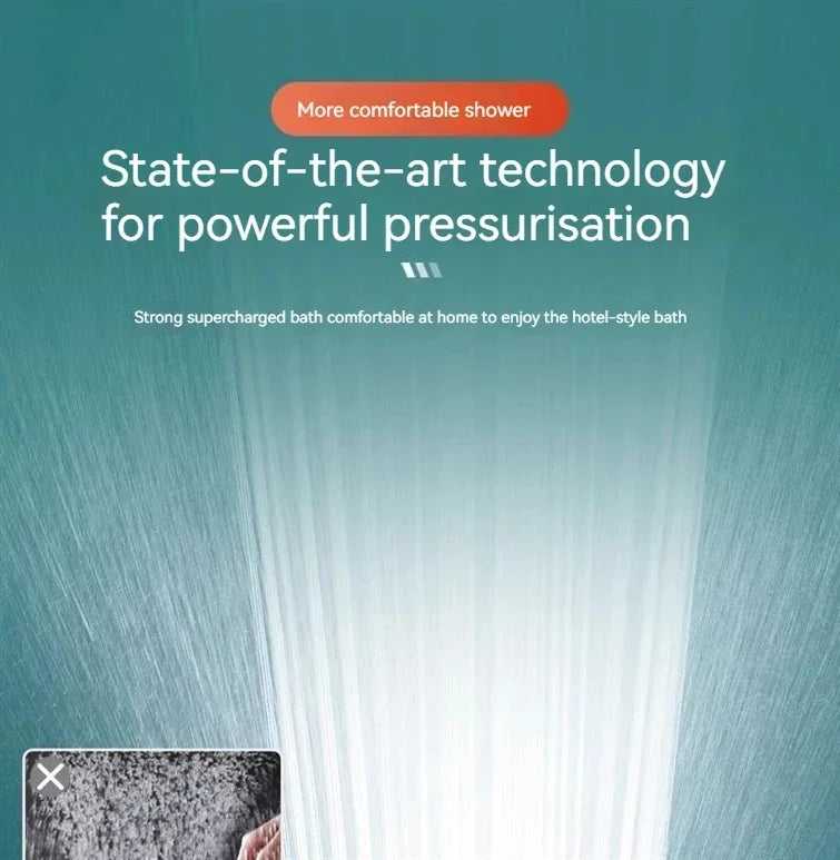 New Portable Shower Head 3 Modes High Pressure Showerhead Filter Rainfall Faucet Tap Bathroom Bath Home Innovative Accessory