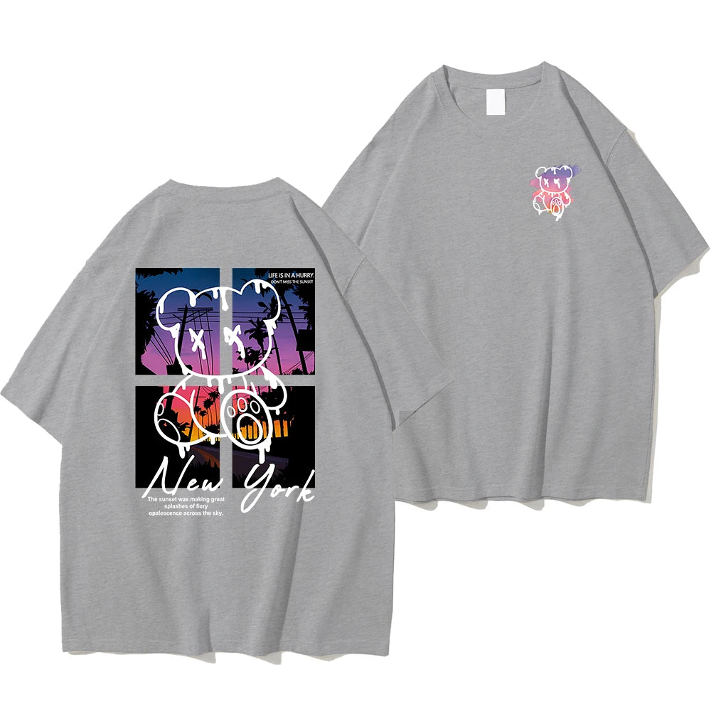 T Shirts Men Fashion Cotton Shirt Loose Summer T Shirts Oversized Tee