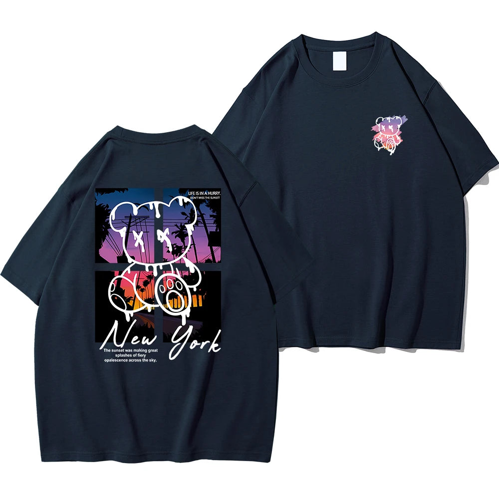 T Shirts Men Fashion Cotton Shirt Loose Summer T Shirts Oversized Tee