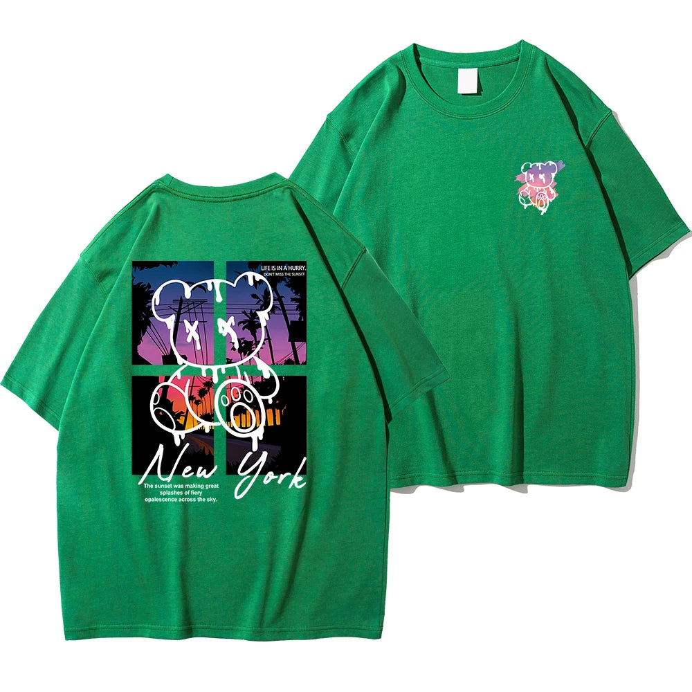 T Shirts Men Fashion Cotton Shirt Loose Summer T Shirts Oversized Tee